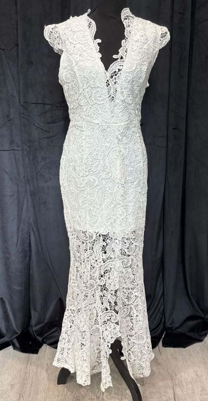 BEAUTIFUL Special OCCASION DRESS White wedding/prom